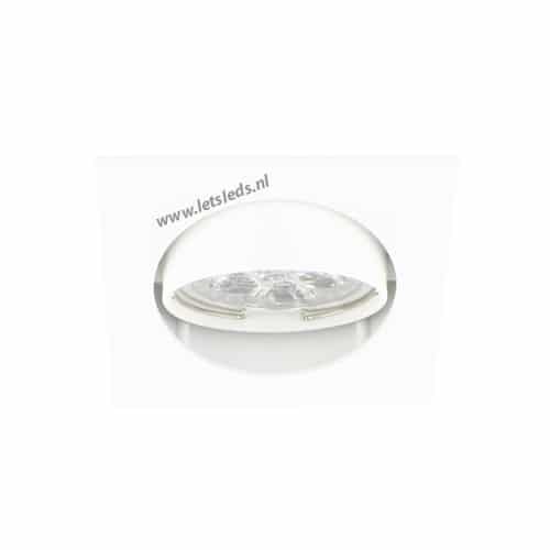 LED spot WIT kantelbaar GU10 4Watt vierkant dimbaar