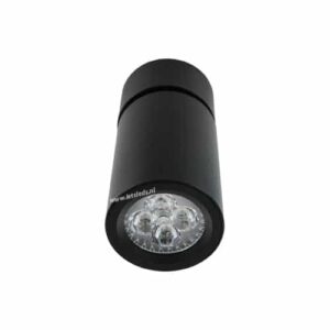 LED opbouwspot Malta 4Watt rond kantelbaar ZWART dimbaar