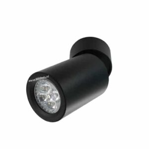 LED opbouwspot Malta 4Watt rond kantelbaar ZWART dimbaar