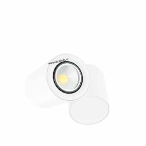 LED opbouwspot Malta 5Watt rond draaibaar WIT dimbaar