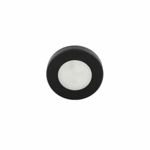 LED mini opbouwspot 3Watt rond ZWART dimbaar