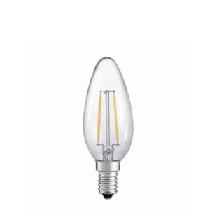 LED filament E14 2Watt dimbaar kaars