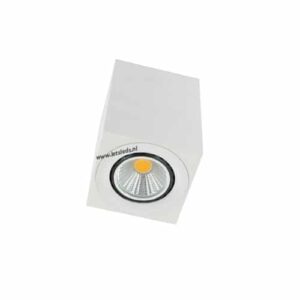 LED opbouwspot Malta 3Watt vierkant WIT dimbaar