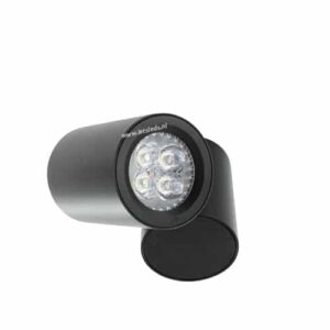 LED opbouwspot Malta 4Watt rond draaibaar ZWART dimbaar