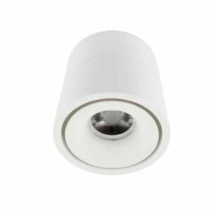 LED opbouwspot 5Watt rond WIT dimbaar