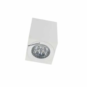 LED opbouwspot Malta 4Watt vierkant WIT dimbaar