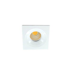 LED mini spot 4545mm 3Watt vierkant WIT dimbaar