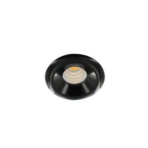 LED mini spot 48mm 3Watt rond ZWART dimbaar