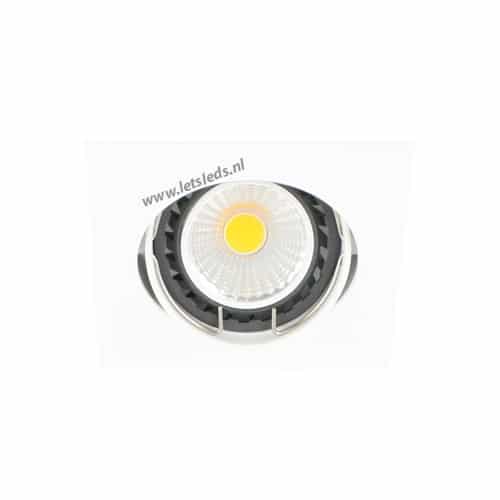 LED spot WIT kantelbaar GU10 COB 5Watt vierkant dimbaar