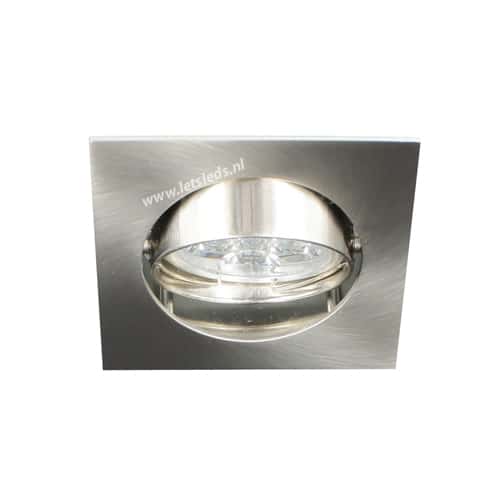 LED spot kantelbaar GU10 4Watt vierkant dimbaar