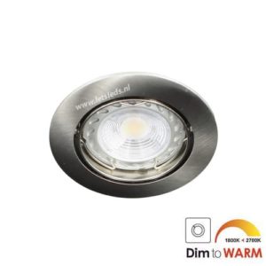 LED spot kantelbaar GU10 7Watt rond dimbaar