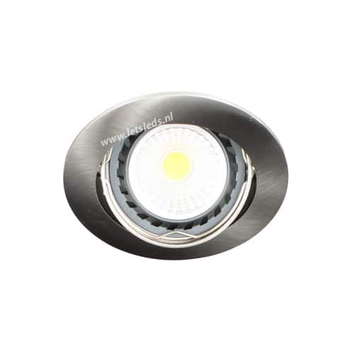 LED spot kantelbaar GU10 COB 5Watt rond dimbaar