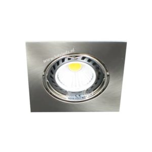 LED spot kantelbaar GU10 COB 5Watt vierkant dimbaar