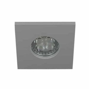 LED spot GU10 4Watt vierkant GRIJS IP65 dimbaar