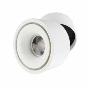 LED opbouwspot 5Watt rond WIT dimbaar