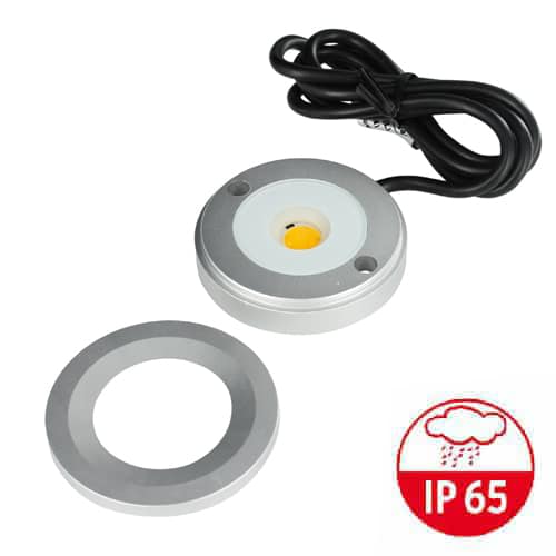 LED mini opbouwspot IP65 3Watt rond dimbaar