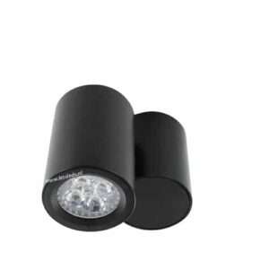 LED opbouwspot Malta 4Watt rond draaibaar ZWART dimbaar