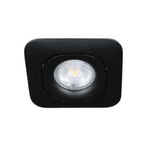 Philips LED spot GU10 3,7Watt vierkant ZWART dimbaar