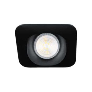 Philips LED spot GU10 4,9Watt vierkant ZWART dimbaar