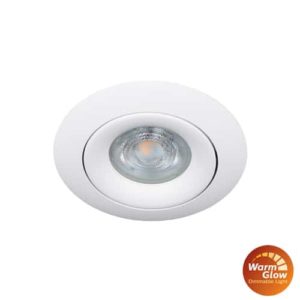 Philips LED spot GU10 2,6Watt rond WIT dimbaar Warm Glow