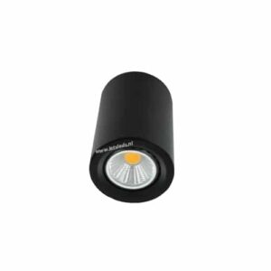 LED opbouwspot Malta 5Watt rond ZWART dimbaar