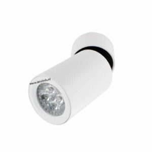 LED opbouwspot Malta 4Watt rond kantelbaar WIT dimbaar