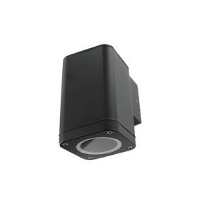 Smart wandlamp LED 1x4Watt ZWART 220Volt IP65 dimbaar