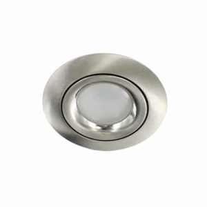 Wifi LED RGBW-CCT spot NIKKEL kantelbaar GU10 5,5Watt rond dimbaar