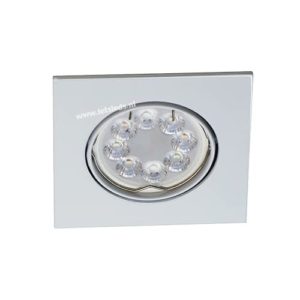 Wifi LED RGBW spot WIT kantelbaar GU10 4Watt vierkant dimbaar