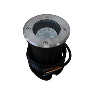 Wifi LED grondspot GU10 4Watt RGBW rond RVS dimbaar IP65