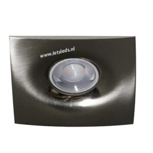 Wifi LED spot GU10 5Watt NIKKEL vierkant dimbaar