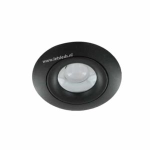 Wifi LED RGBW spot ZWART kantelbaar GU10 5Watt rond dimbaar