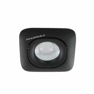 Wifi LED RGBW spot ZWART kantelbaar GU10 5Watt vierkant dimbaar