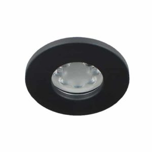 Wifi LED spot zwart RGBW GU10 4Watt rond IP65 dimbaar