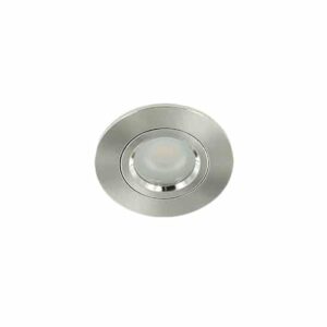 LED mini spot GU10 3,6Watt rond NIKKEL IP65 dimbaar