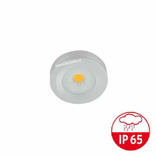 LED mini opbouwspot IP65 3Watt rond dimbaar