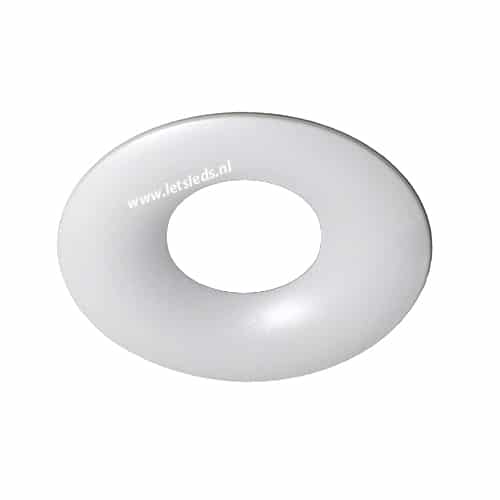 LED lamp armatuur rond WIT