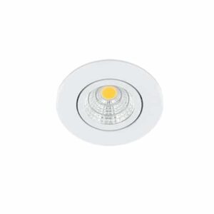 LED spot 67mm kantelbaar 3Watt rond WIT dimbaar