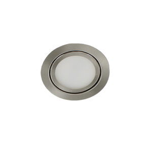 LED meubelspot 3Watt rond NIKKEL dimbaar