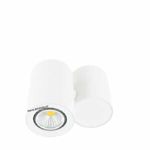 LED opbouwspot Malta 5Watt rond draaibaar WIT dimbaar