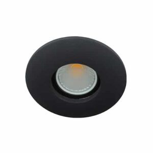 LED spot Calisto GU10 COB 5Watt rond ZWART IP65 dimbaar