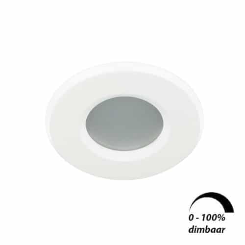 LED spot WIT GU10 6Watt rond IP65 dimbaar