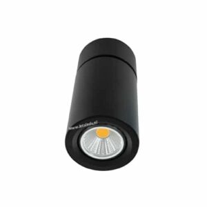 LED opbouwspot Malta 5Watt rond kantelbaar ZWART dimbaar