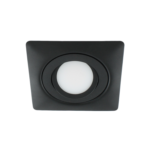 LED spot XL kantelbaar 5Watt vierkant ZWART IP65 dimbaar