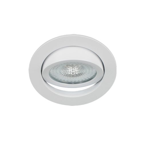 LED spot kantelbaar 5Watt rond WIT IP65 dimbaar D1-3 - Zonder driver