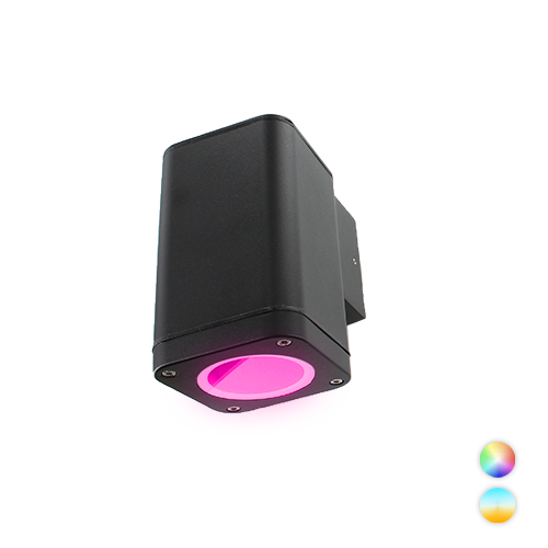 Novo Smart LED schuttinglamp RGBW IP65 5Watt dimbaar vierkant down