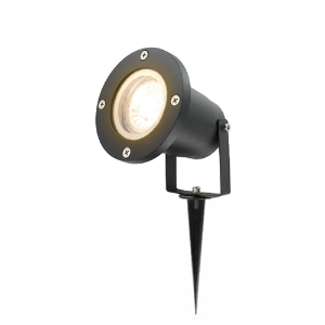 LED tuinspot 1×5 Watt ZWART 220Volt IP65 dimbaar