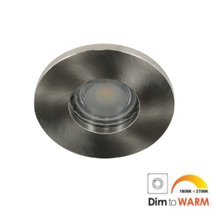 LED spot GU10 7Watt rond NIKKEL IP65 dimbaar D1