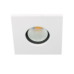 LED spot GU10 COB 3Watt vierkant WIT IP65 dimbaar D1