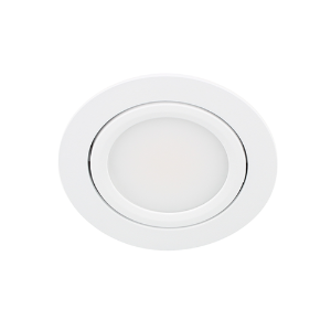 Bella LED spot kantelbaar 5Watt rond WIT dimbaar - interne driver